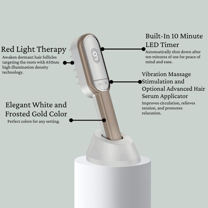 Expanse Beauty™ Red Light Scalp Massager Brush